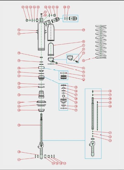 YZ 125 (2006 - 2022) shock bush 18mm | KYB