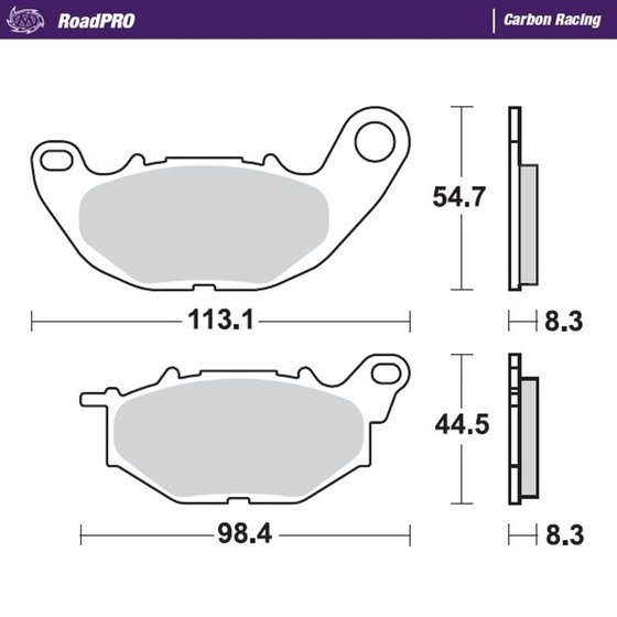 YZF R3 (2015 - 2020) moto-master brakepads roadpro carbon racing | MOTO-MASTER