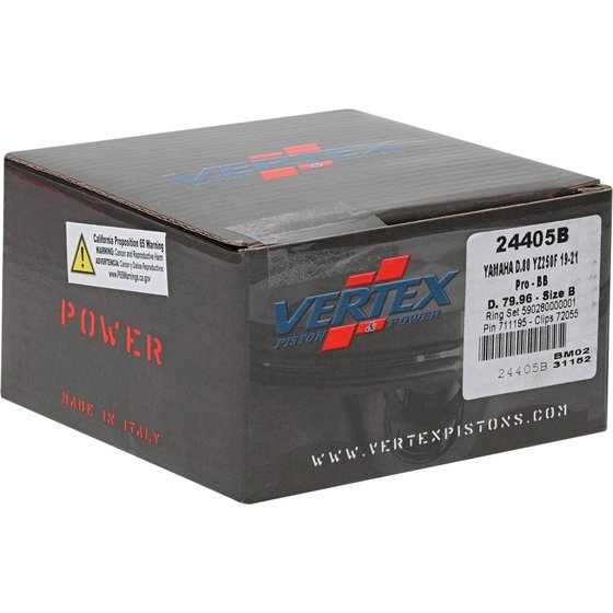 WR 250 F (2020 - 2023) forged big bore piston kit | Vertex