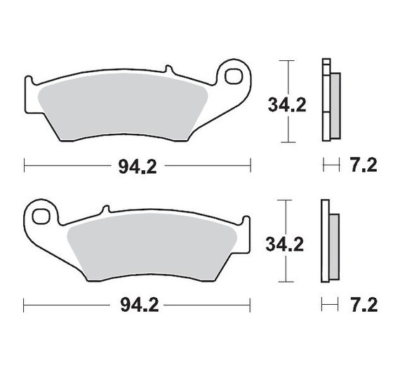 YZ 450 F (2003 - 2007) racing brake pads | MOTO-MASTER