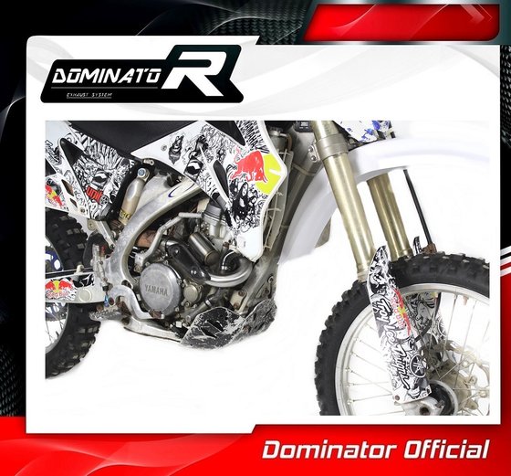 WR 250 F (2007 - 2013) exhaust header pipe with powerbomb | Dominator