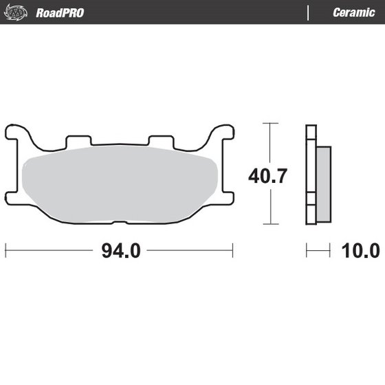 XVS 1300 A MIDNIGHT STAR (2007 - 2017) ceramic brake pad | MOTO-MASTER