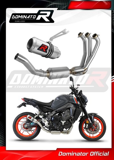 MT 09 (2021 - 2023) full exhaust system ex gp | Dominator