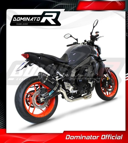 MT 09 (2021 - 2023) full exhaust system hp5 black | Dominator