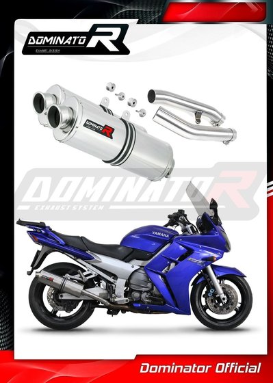 FJR 1300 (1970 - 2022) exhaust silencer muffler ov | Dominator