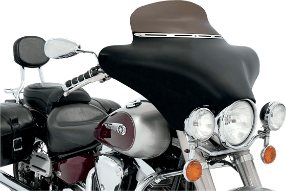 XVS 650 DRAG STAR CLASSIC (1998 - 2011) slotted slim windshield trim | MEMPHIS SHADES HD