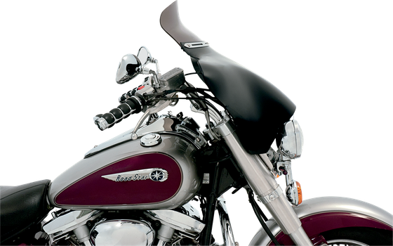 XVS 650 DRAG STAR CLASSIC (1998 - 2011) slotted slim windshield trim | MEMPHIS SHADES HD