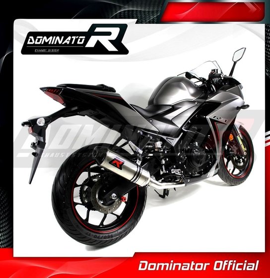 YZF R3 (2015 - 2021) exhaust full system silencer hp3 | Dominator