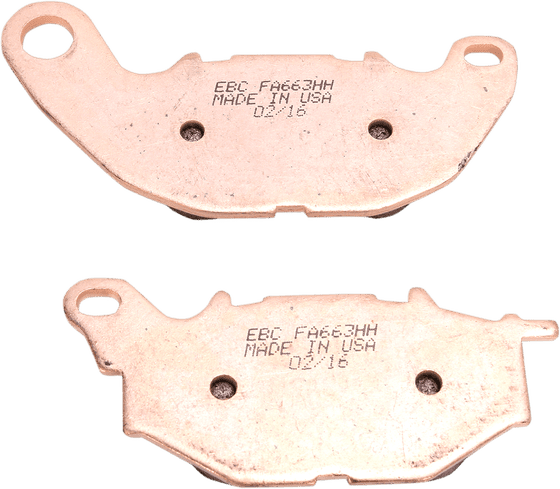 YZF R3 (2015 - 2022) usa made double-h series sintered brake pads | EBC