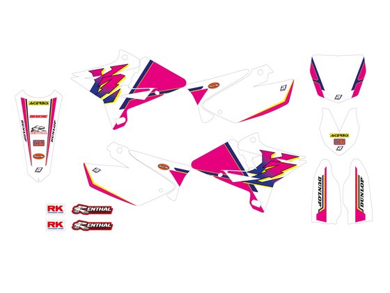 YZ 250 (1987 - 2021) retro yz windshield graphic | BLACKBIRD RACING