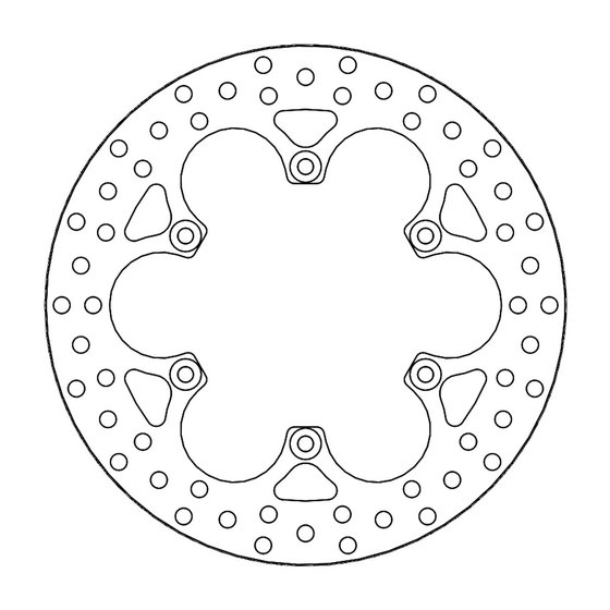 XVS 125 DRAG STAR (2000 - 2004) halo rear brake rotor | MOTO-MASTER