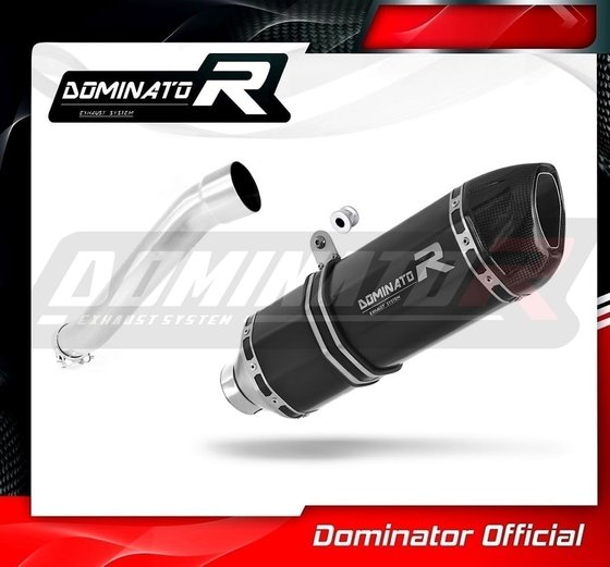 XTZ 660 TENERE (2008 - 2016) exhaust silencer muffler hp1 black | Dominator