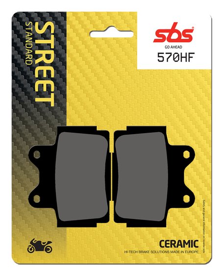 FZ 750 GENESIS (1986 - 1986) brakepads ceramic | SBS