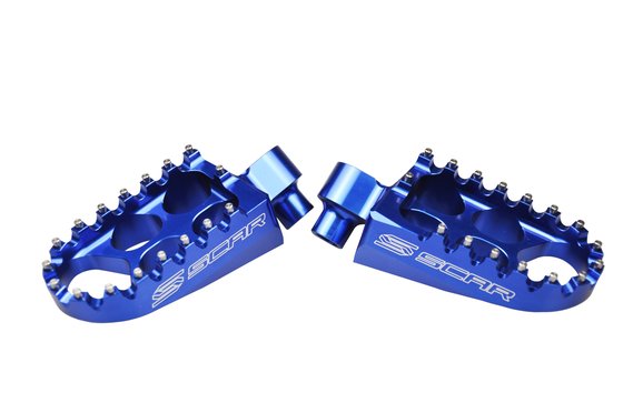 WR 450 F (2003 - 2022) standard blue footpegs | SCAR