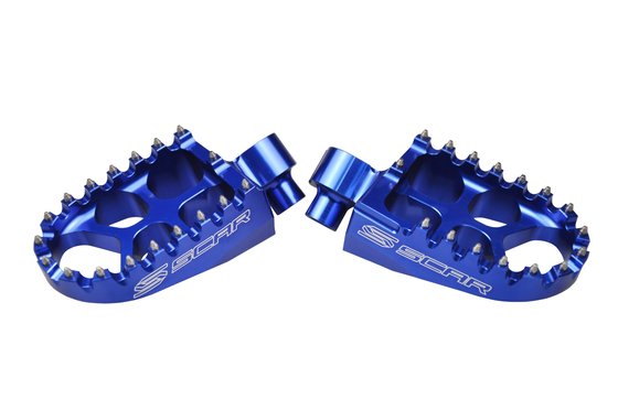 WR 450 F (2003 - 2022) evolution footpegs blue | SCAR