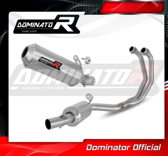 MT 03 (1970 - 2022) full exhaust system ex silencer ov g2 | Dominator