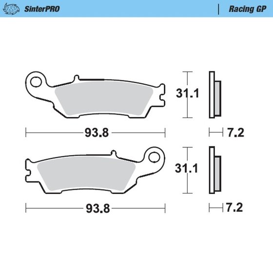 YZ 450 F (2008 - 2019) racing brake pads | MOTO-MASTER