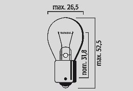 XP 500/530/560 T-MAX (2001 - 2011) 12v 21w bau15s bulb (10 pack) | FLOSSER