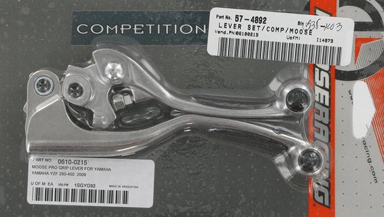 YZ 450 F (2009 - 2018) competition lever set black | MOOSE RACING