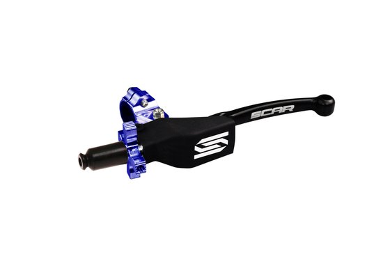 YZ 450 F (2003 - 2023) scar pivot clutch lever assembly - universal 2st/4st with easy adjuster - blue a | SCAR