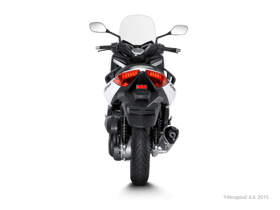 YP 250 R RA X MAX (2007 - 2016) stainless steel/carbon fiber slip-on muffler | AKRAPOVIC