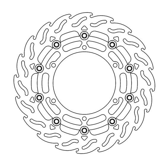 XJR 1300 RACER (2015 - 2016) flame floating brake rotor | MOTO-MASTER