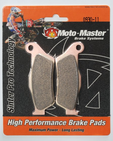 DT 125 X (2005 - 2006) sintered front brake pad | MOTO-MASTER