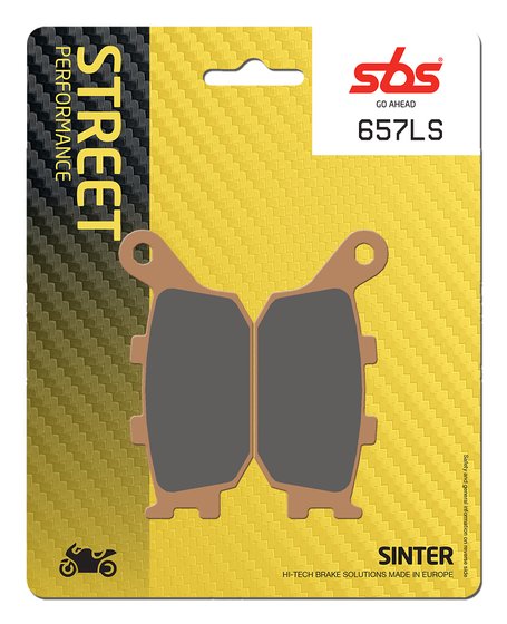 MT 10 (2016 - 2022) brakepads sintered rear | SBS