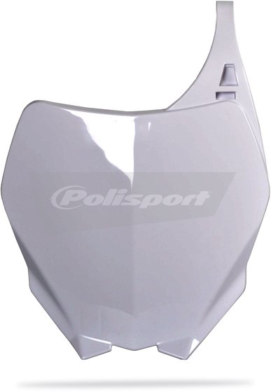 YZ 250 (2006 - 2014) white number plate for yamaha yz06-14/yzf06-09 | POLISPORT