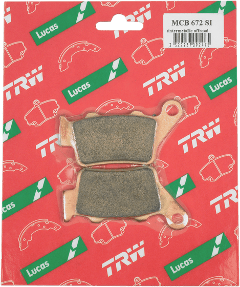 WR 125 R (2009 - 2016) sintered metal offroad brake pad | TRW