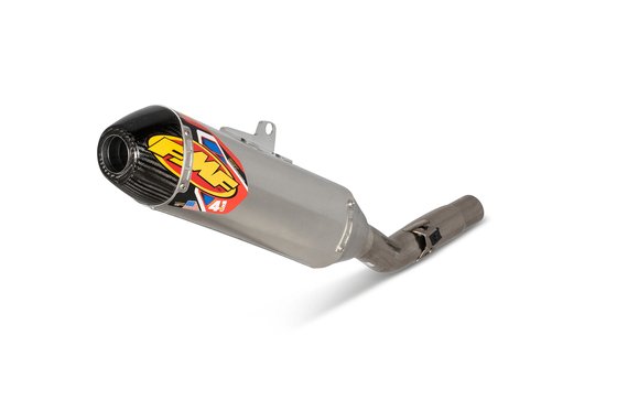 WR 250 F (2020 - 2021) titanium anodized slip-on exhaust with carbon cap | FMF