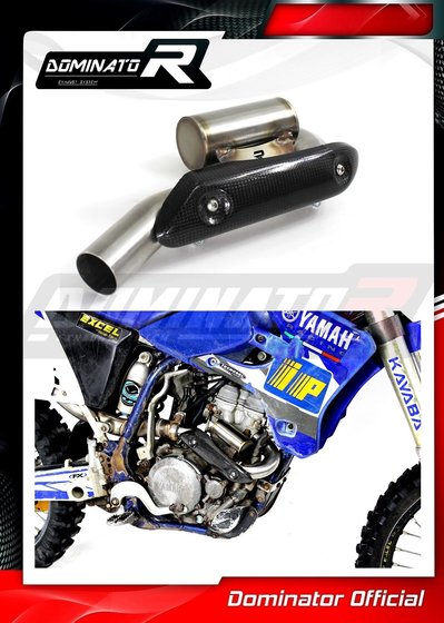 YZ 250 F (2003 - 2005) exhaust header pipe with powerbomb | Dominator