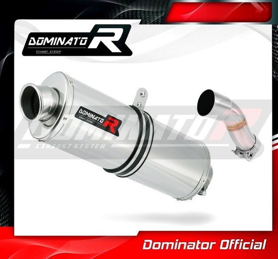 YBR 125 (1970 - 2022) exhaust silencer oval | Dominator