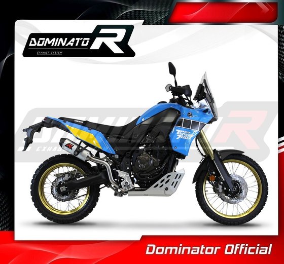 TENERE 700 (2019 - 2020) full exhaust system silencer mx2 | Dominator