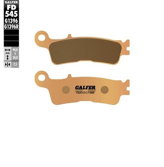 YZ 125 (2022 - 2023) street sinter brake pad | GALFER