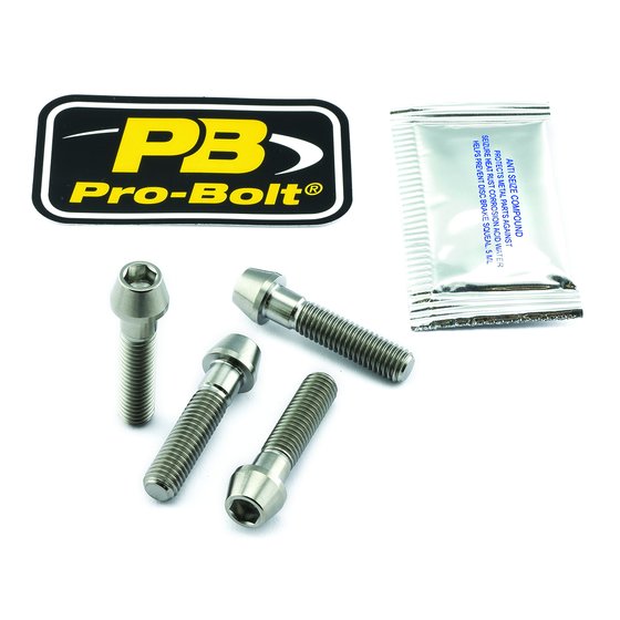 YZF R1 (2009 - 2014) titanium front axle pinch bolt kit | PRO BOLT