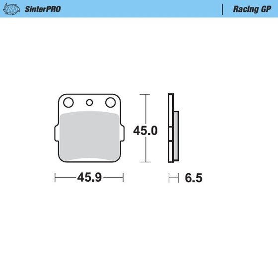 YZ 80 (1974 - 2001) racing brake pad | MOTO-MASTER