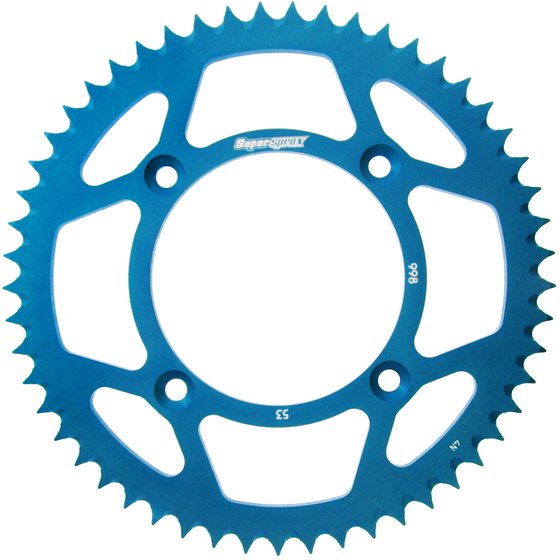 YZ 85 (2002 - 2021) supersprox alu rear sprocket su/ya rm80/85/yz80/85 blue  52 | Supersprox