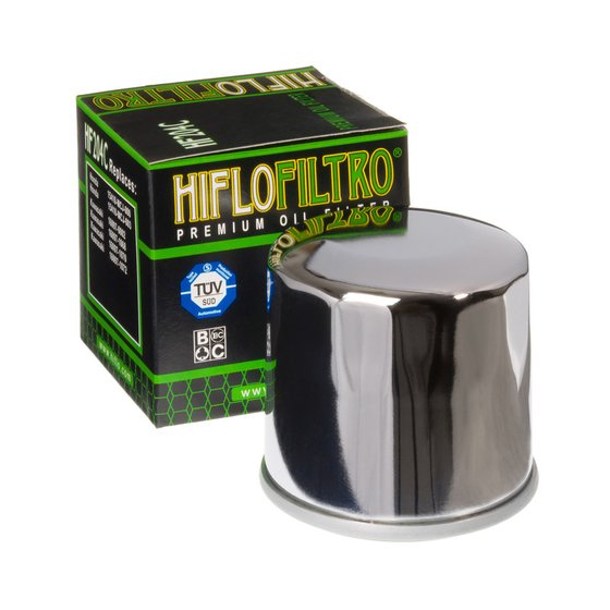 XTZ 1200 SUPER TENERE (2010 - 2019) hiflo oil filter hf204c chromed | Hiflofiltro