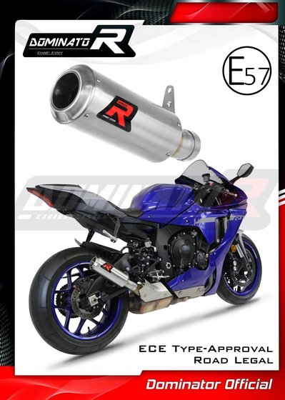 YZF R1 (2020 - 2022) homologated exhaust silencer gp | Dominator