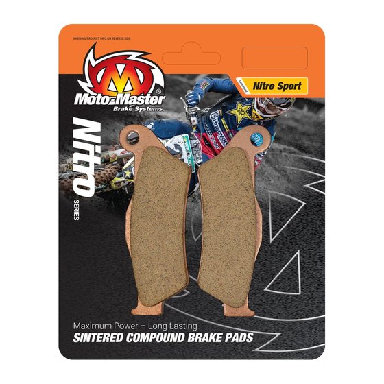 YZ 250 F (2001 - 2022) moto-master nitro racing brakepads yamaha yz250f front | MOTO-MASTER