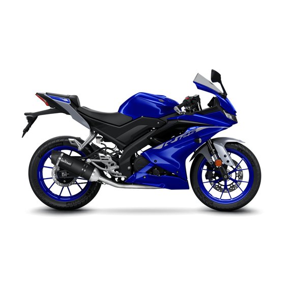 YZF R 125 (2021 - 2022) lv one evo black edition exhaust system | LEOVINCE