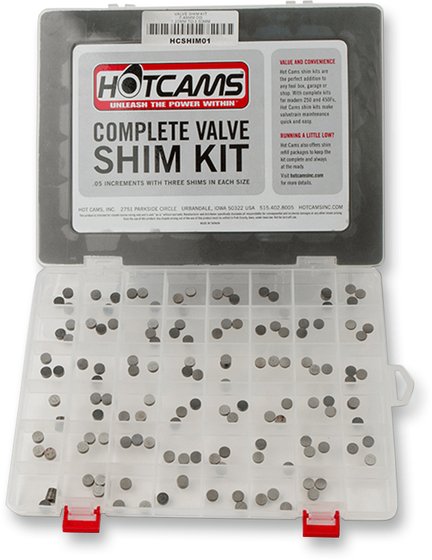 YZ 250 F (2001 - 2013) valve shims set | Hot Cams