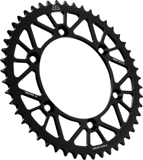 YZ 250 F (2001 - 2022) racelite aluminium rear race sprocket | JT Sprockets