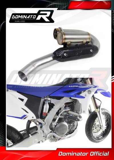 WR 450 F (2012 - 2015) exhaust header pipe with powerbomb | Dominator