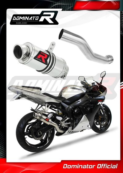 YZF R1 (2002 - 2003) exhaust silencer gp1 | Dominator