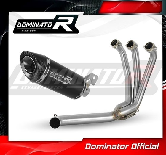 MT-09 TRACER 900 (2021 - 2022) full exhaust system silencer hp8 black | Dominator