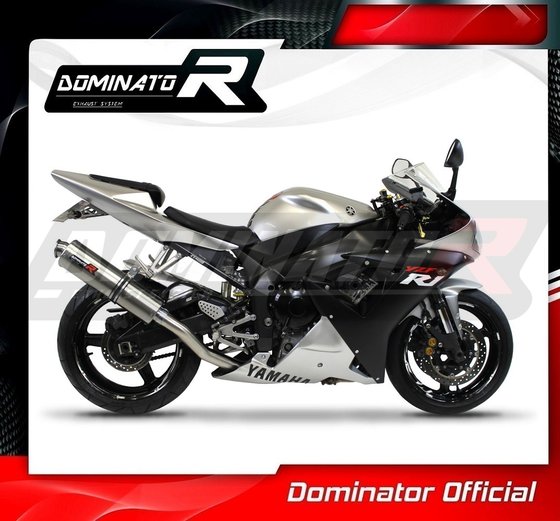 YZF R1 (2002 - 2003) homologated exhaust silencer round | Dominator