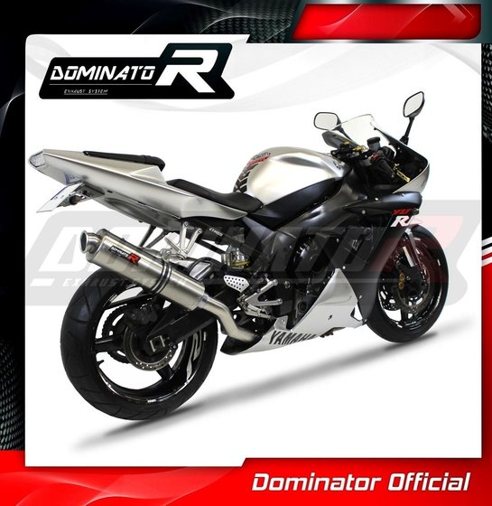 YZF R1 (2002 - 2003) homologated exhaust silencer round | Dominator