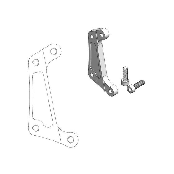 YZ 450 FX (2016 - 2022) brake caliper relocation bracket | MOTO-MASTER